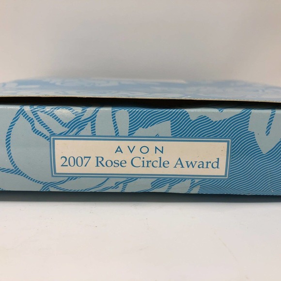 Rose Circle 2007 Collectible Plate Avon Award Representative Gift 22K Gold New - Picture 10 of 12